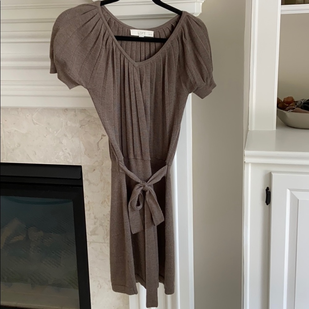 Ann Taylor Loft Short Sleeve Sweater Dress